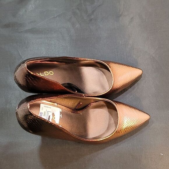 BRAND NEW ALDO LEOPARD POINTY TOE HIGH HEEL STILETTO PUMP G1 - Picture 8 of 16